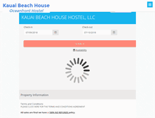 Tablet Screenshot of kauaibeachhouse.net
